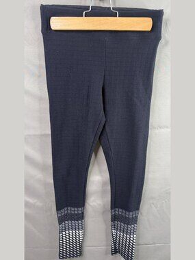 Koral Gradient High Rise Legging Womens Small Navy White Ombre Ankle Activewear